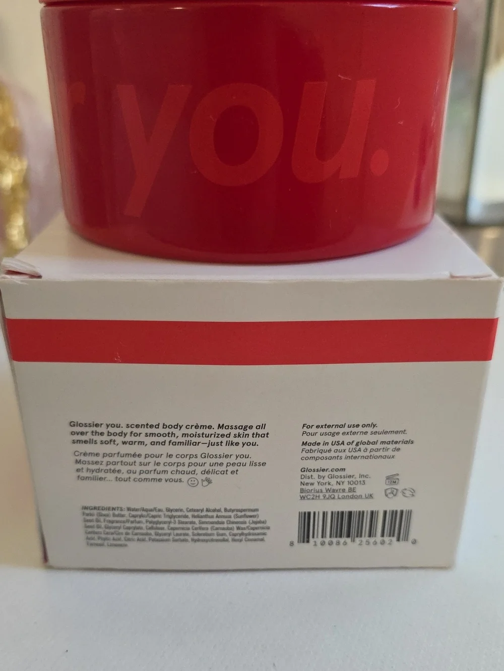 NIB Glossier Creme De You Dry Touch Body Butter 7.2 oz